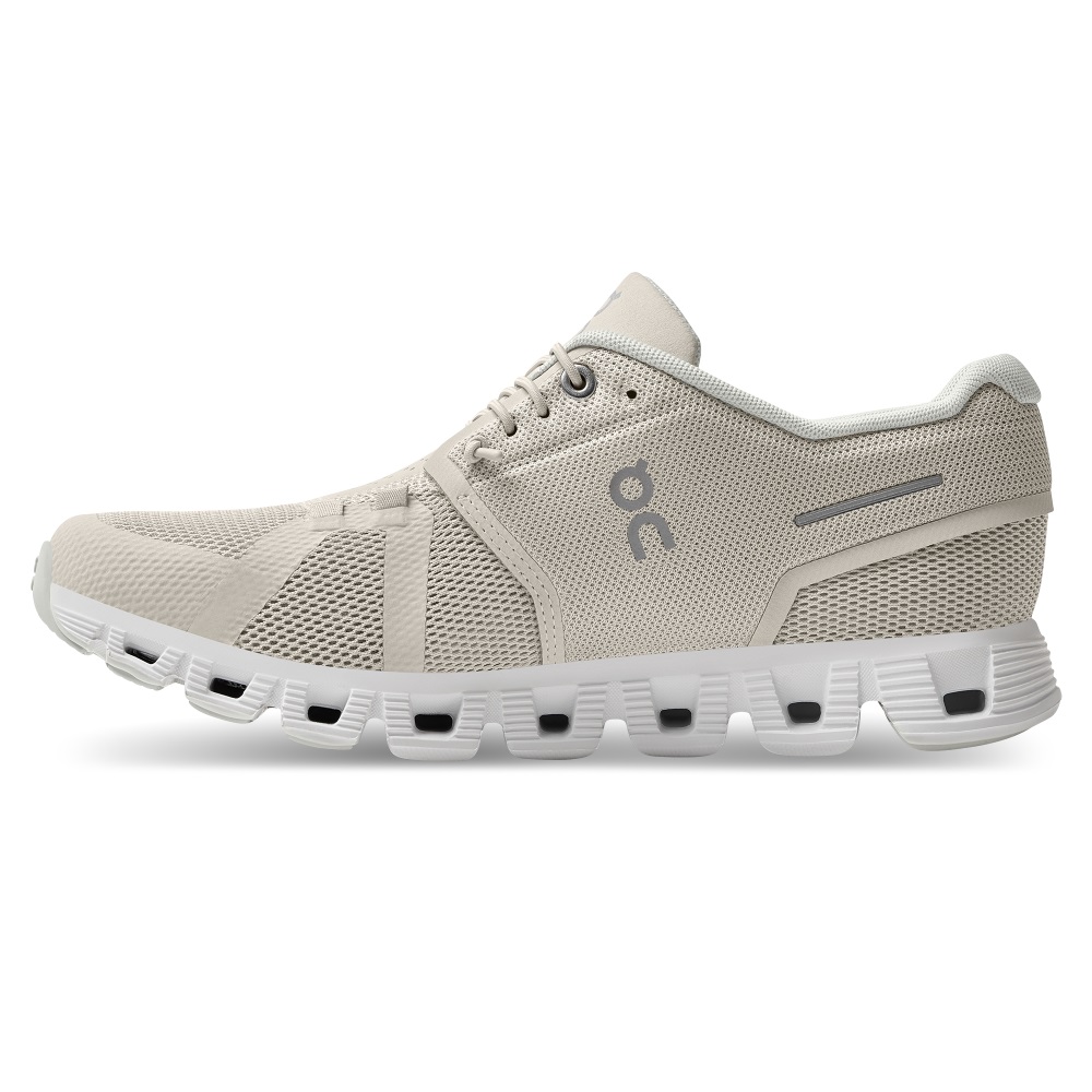 On Cloud 5 Sneakers Dam Beige Vita | Sverige-29046