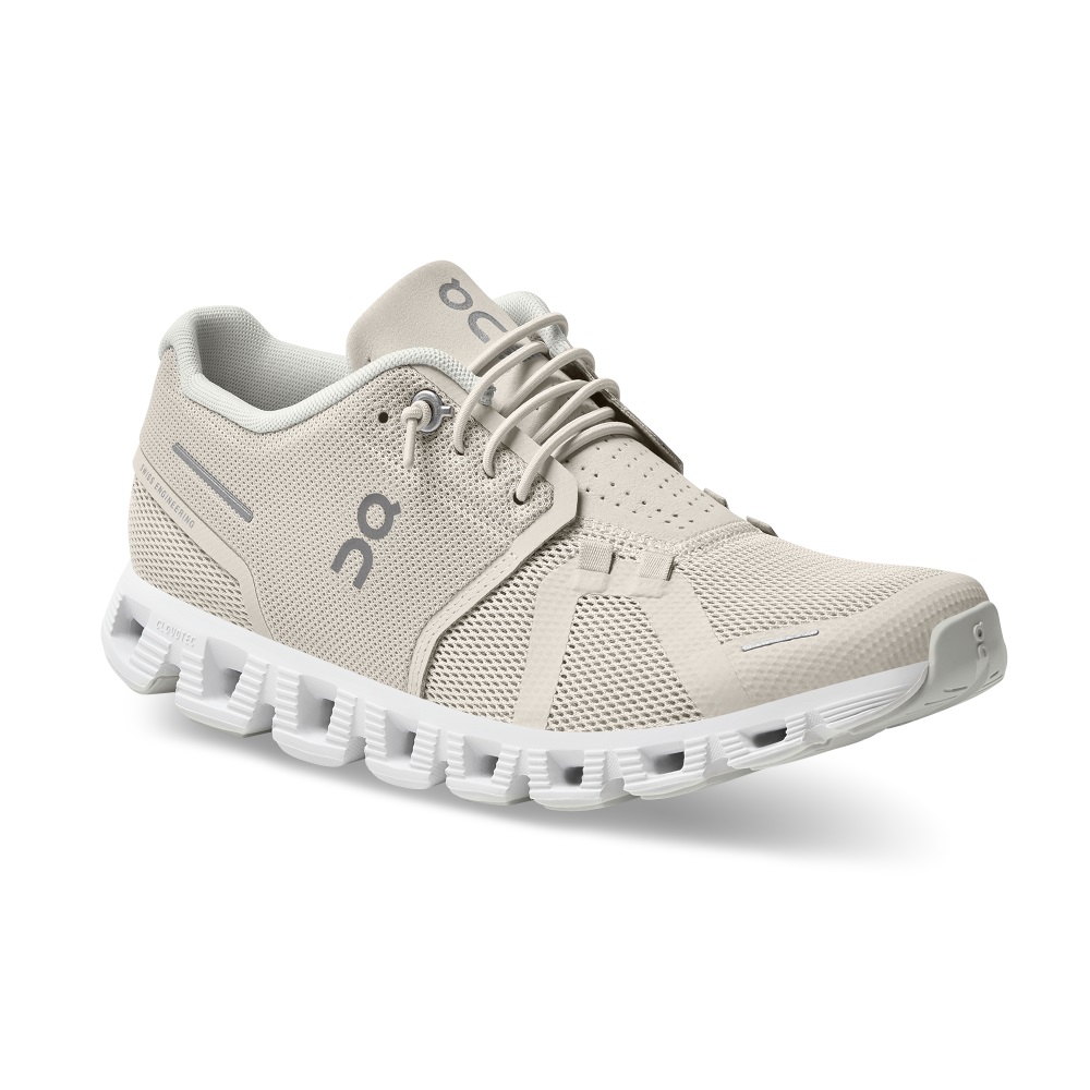 On Cloud 5 Sneakers Dam Beige Vita | Sverige-29046