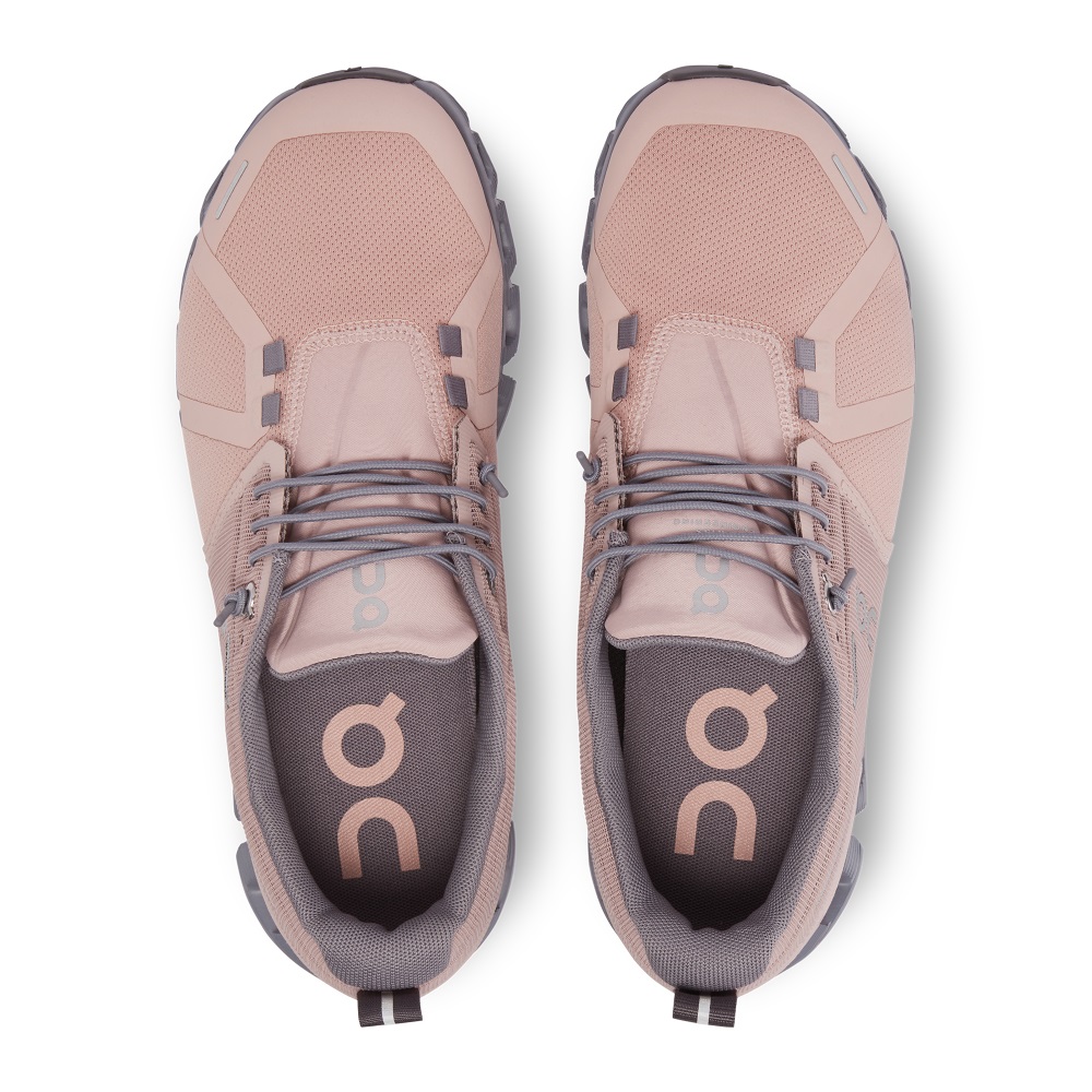 On Cloud 5 Waterproof Sneakers Dam Rosa Khaki | Sverige-94536