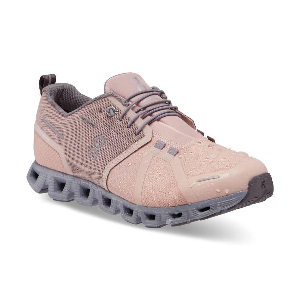 On Cloud 5 Waterproof Sneakers Dam Rosa Khaki | Sverige-94536