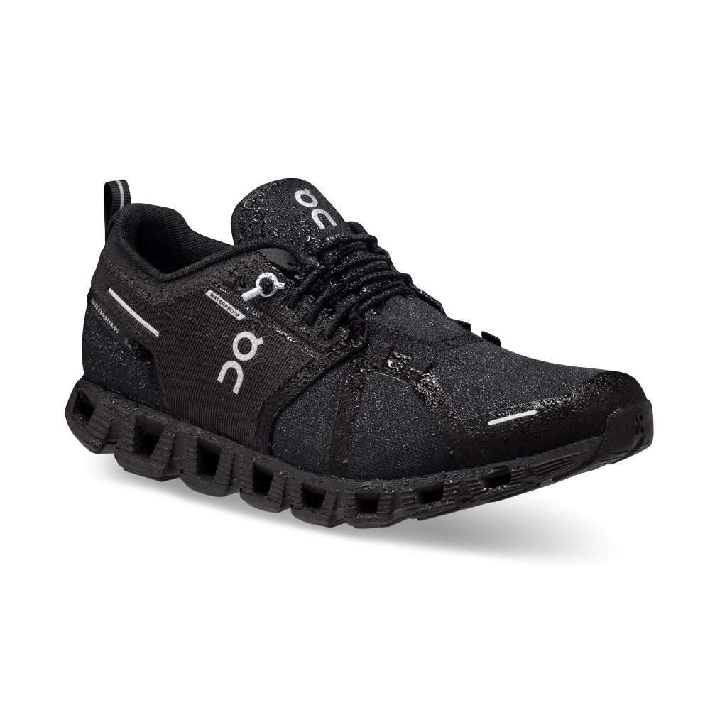 On Cloud 5 Waterproof Sneakers Dam Svarta | Sverige-03129