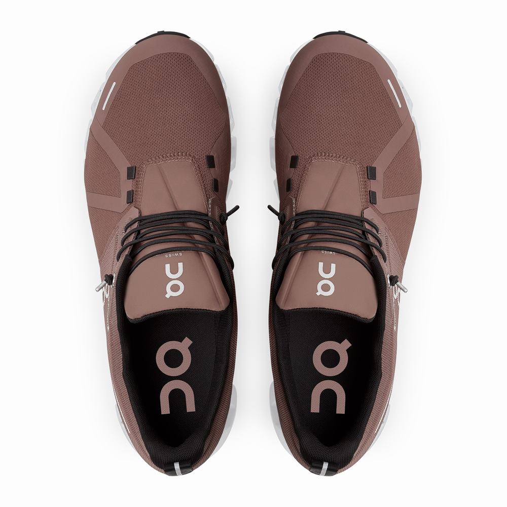 On Cloud 5 Waterproof Sneakers Herr Choklad | Sverige-72658