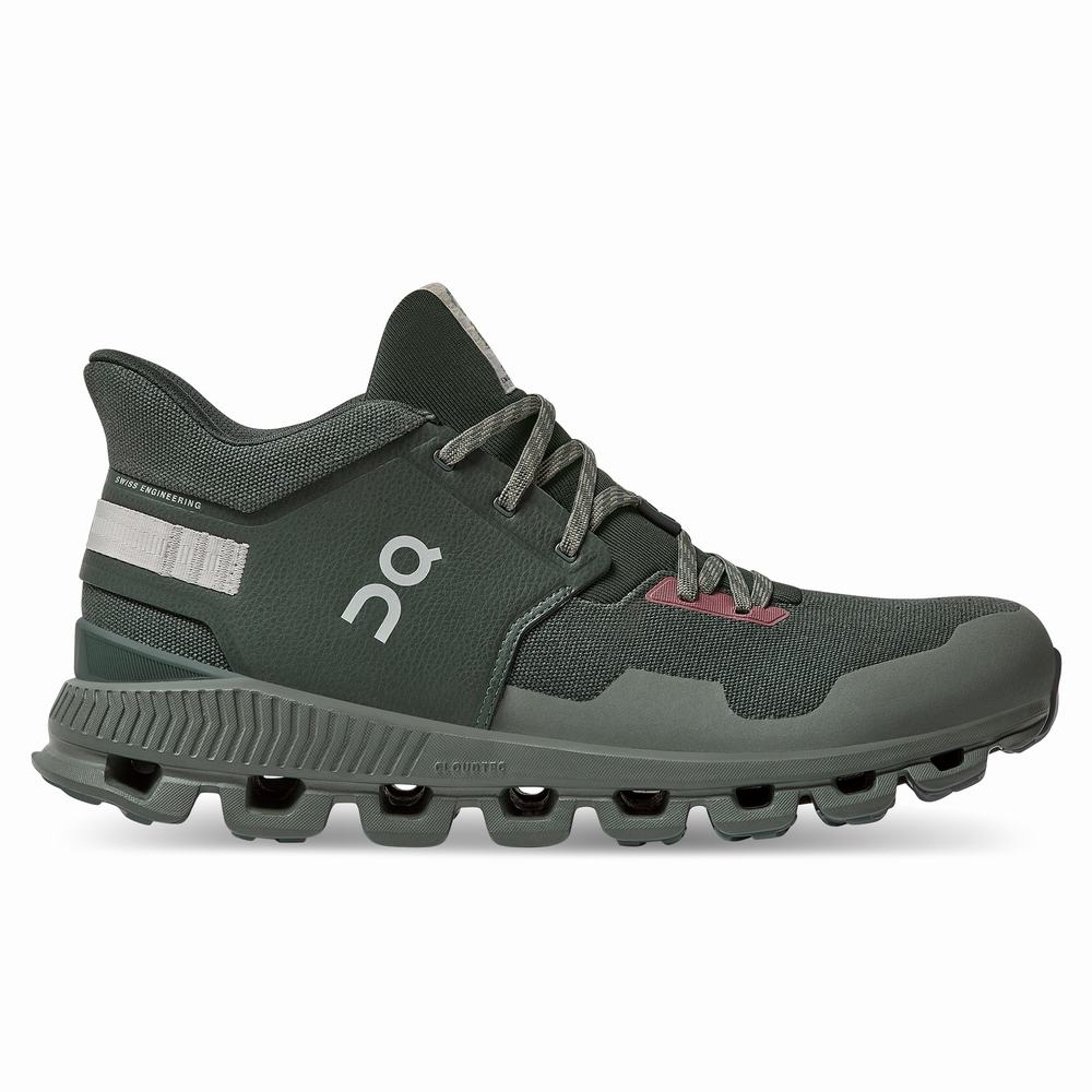 On Cloud Hi Edge Stone Pine Sneakers Dam Olivgröna | Sverige-15843