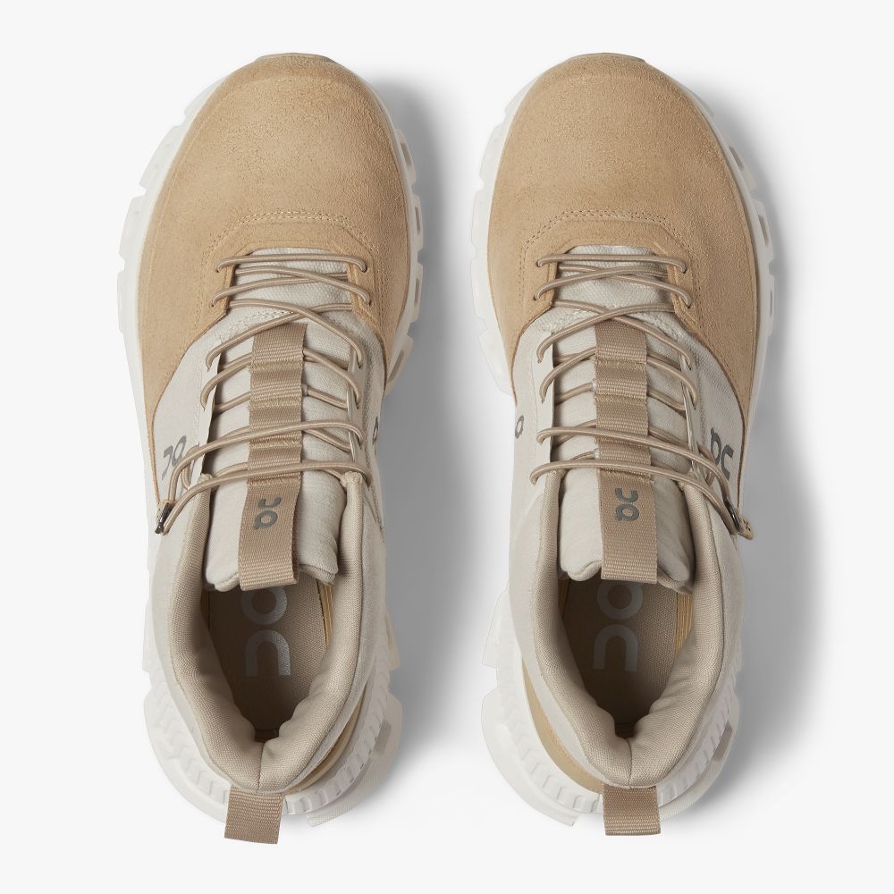 On Cloud Hi Sneakers Dam Beige Bruna | Sverige-49671