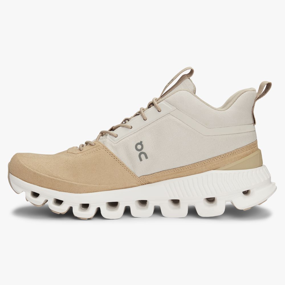 On Cloud Hi Sneakers Dam Beige Bruna | Sverige-49671