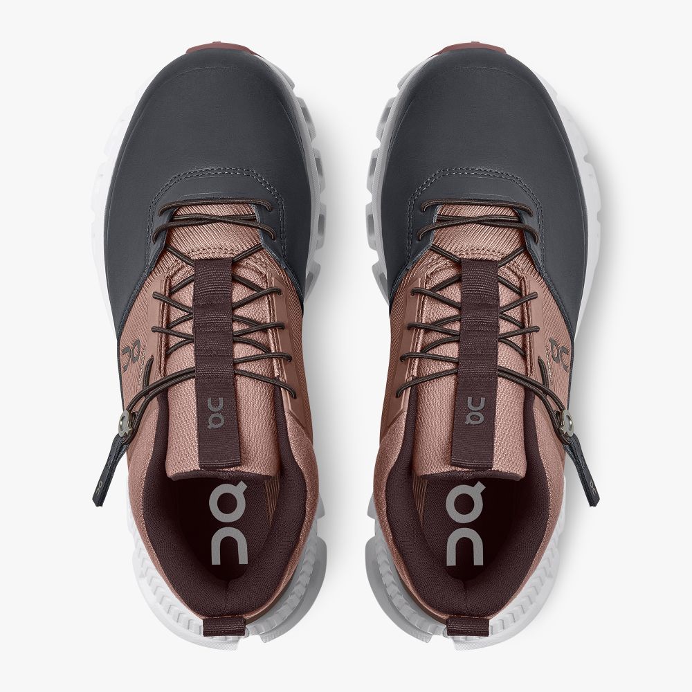 On Cloud Hi Waterproof Sneakers Dam Choklad | Sverige-72310