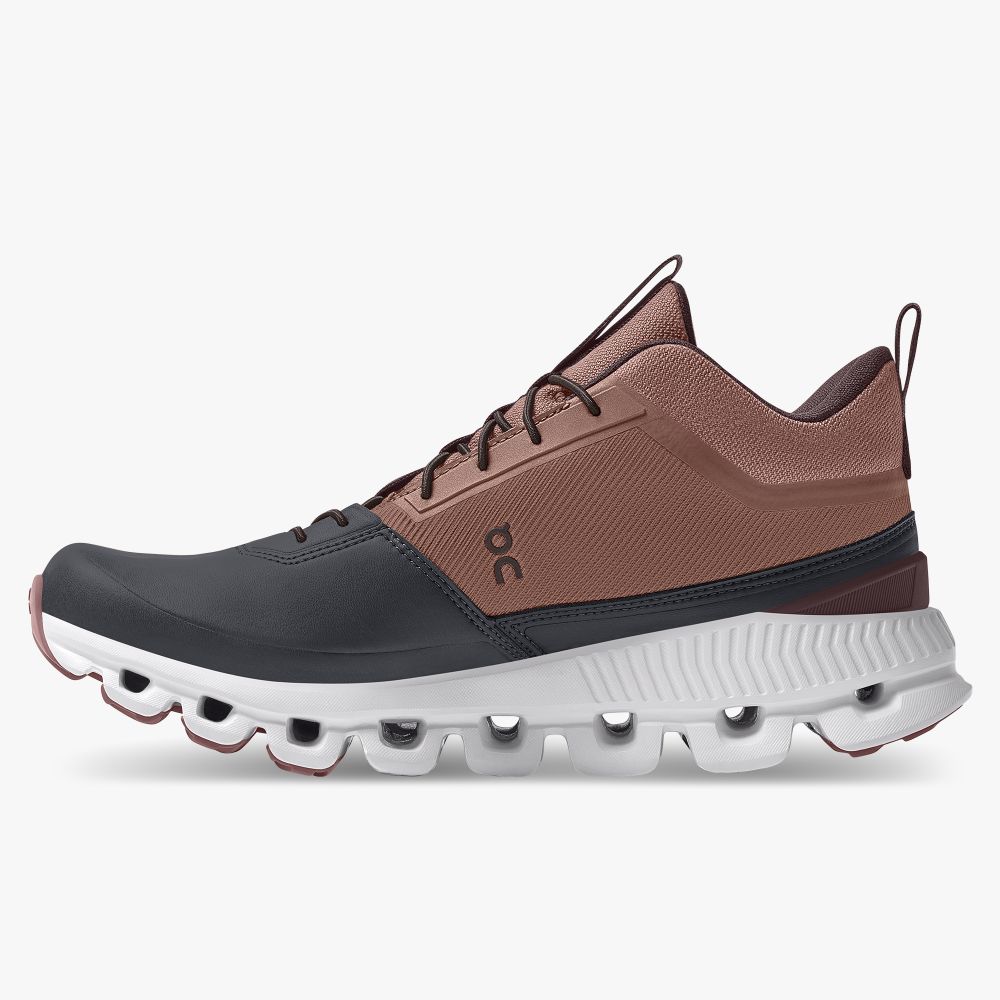 On Cloud Hi Waterproof Sneakers Dam Choklad | Sverige-72310