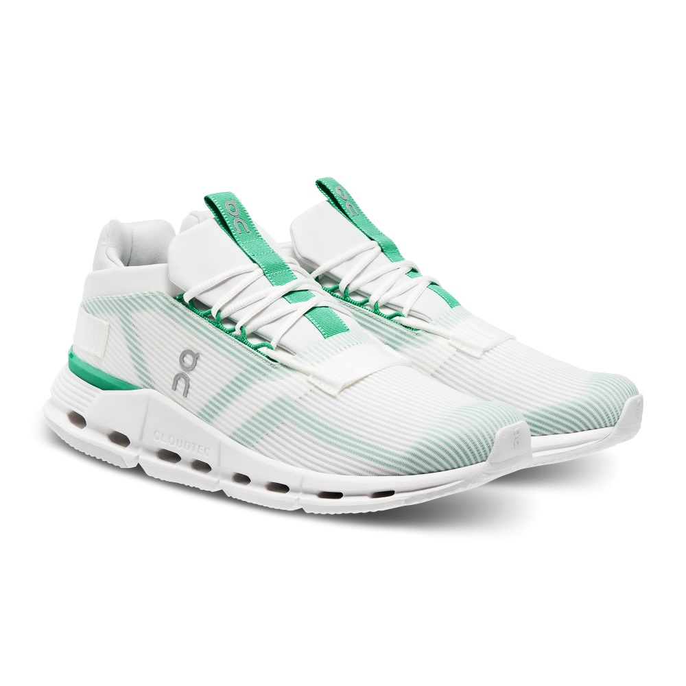 On Cloudnova Void Sneakers Herr Vita Mintgröna | Sverige-96478