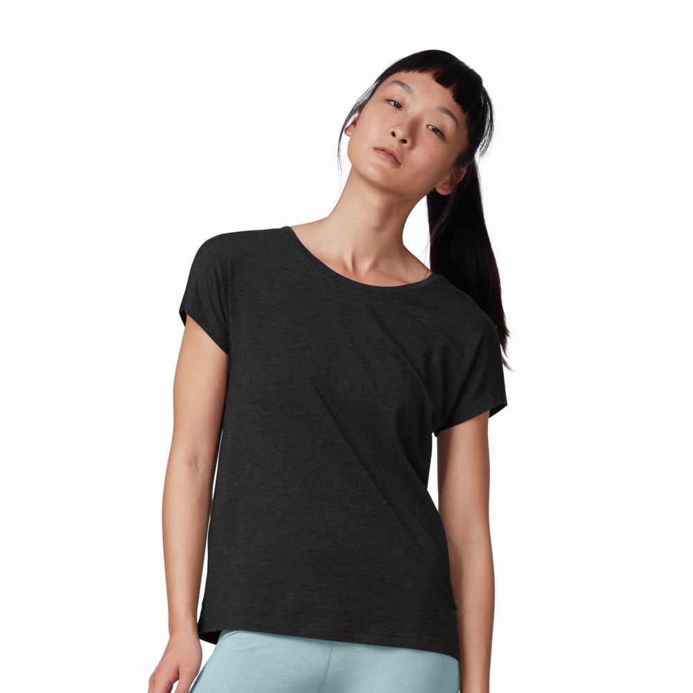 On Comfort-T 2 T-shirt Dam Svarta | Sverige-90856