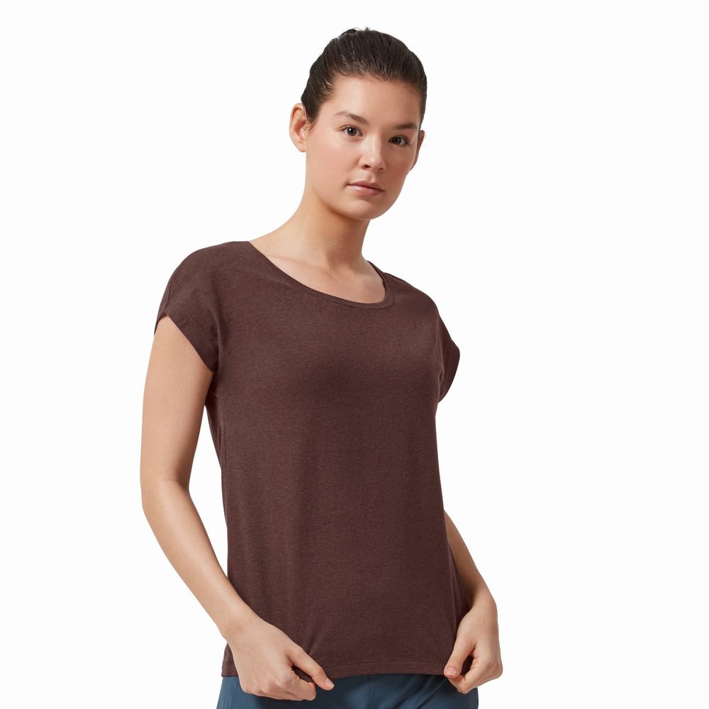 On On-T 1 T-shirt Dam Choklad | Sverige-83517