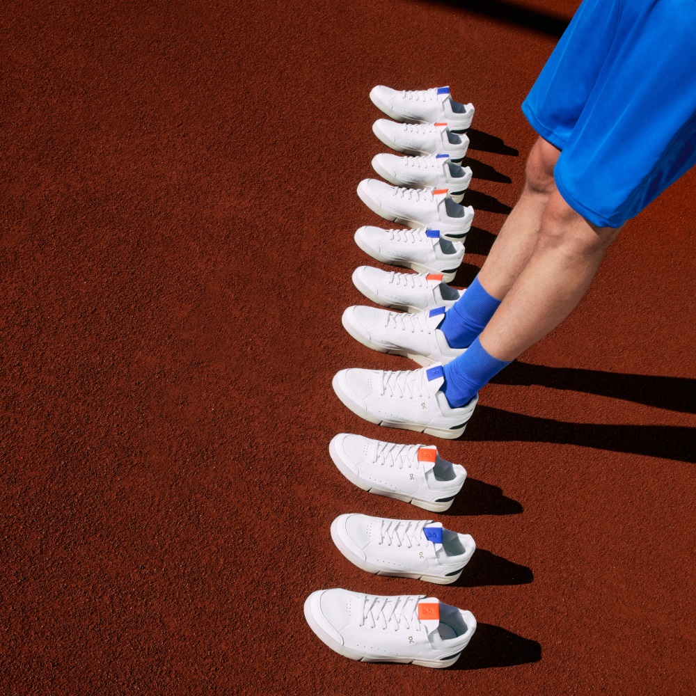 On THE ROGER Centre Court Sneakers Herr Vita Indigo | Sverige-42175