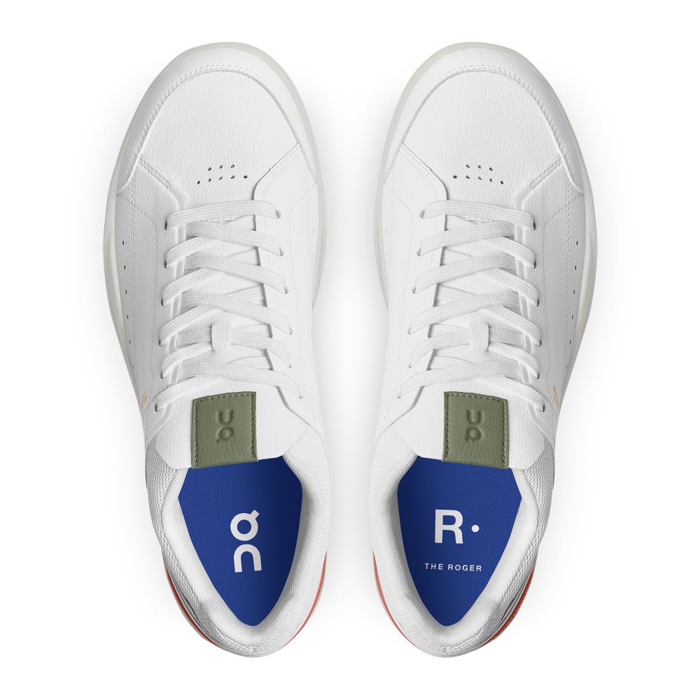 On THE ROGER Centre Court Sneakers Herr Vita Korall | Sverige-61534