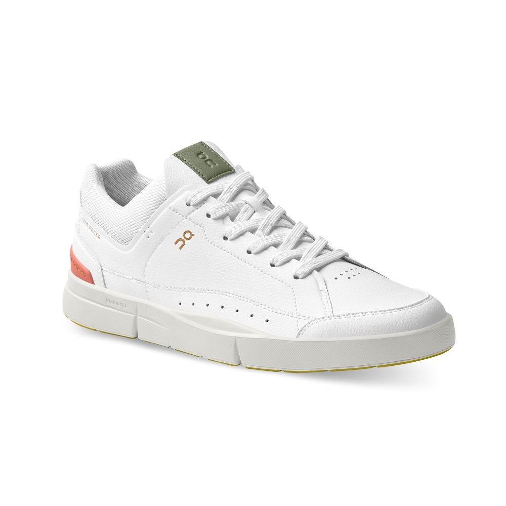 On THE ROGER Centre Court Sneakers Herr Vita Korall | Sverige-61534