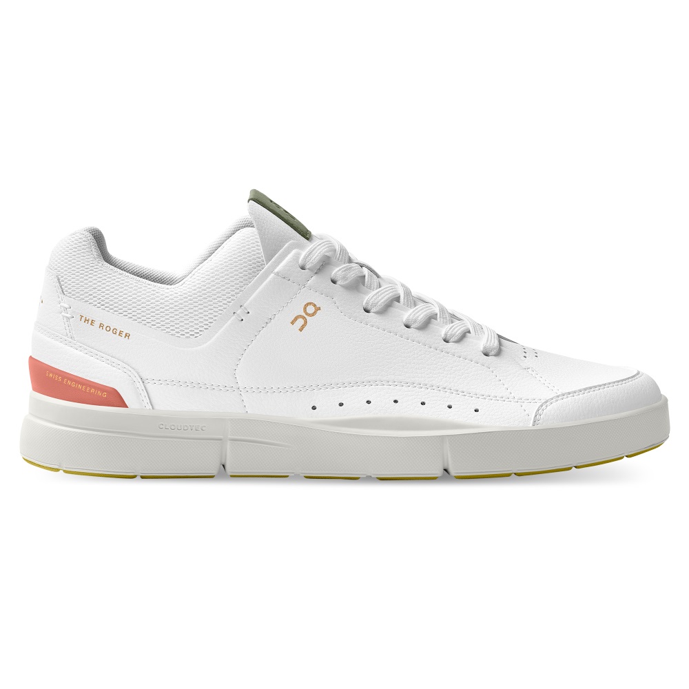 On THE ROGER Centre Court Sneakers Herr Vita Korall | Sverige-61534