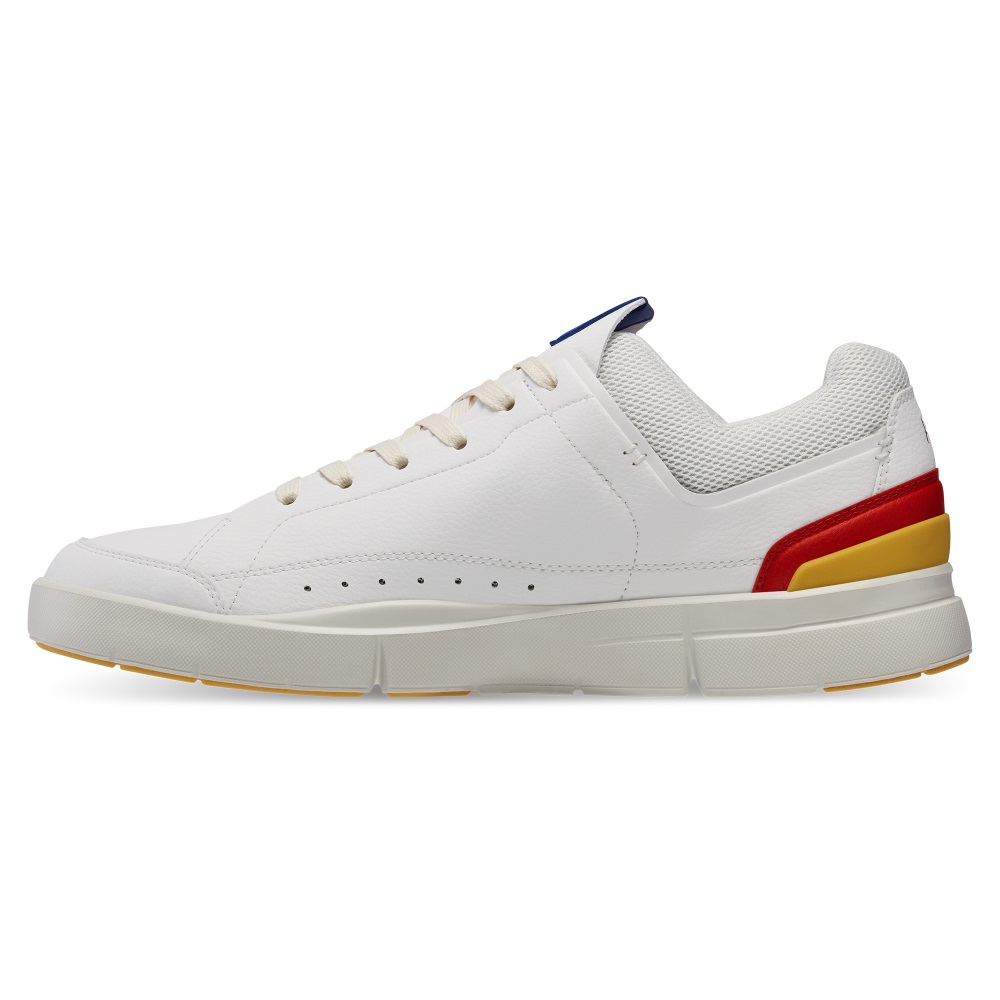 On THE ROGER Centre Court Sneakers Herr Vita Senapsgult | Sverige-83709