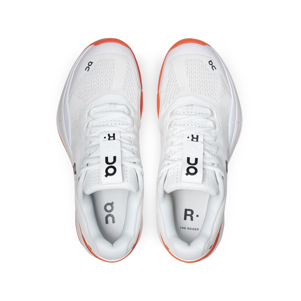 On THE ROGER Pro Clay Tennisskor Herr Vita Orange | Sverige-46195