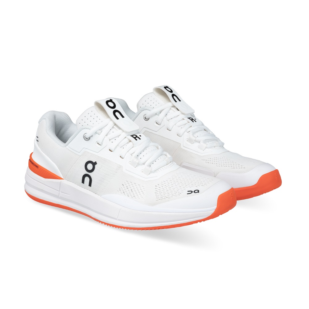 On THE ROGER Pro Clay Tennisskor Herr Vita Orange | Sverige-46195