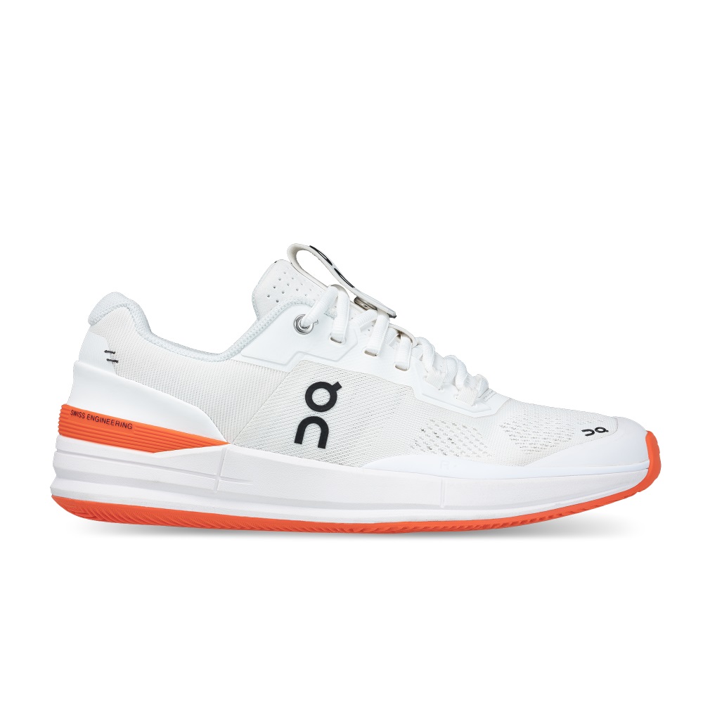 On THE ROGER Pro Clay Tennisskor Herr Vita Orange | Sverige-46195