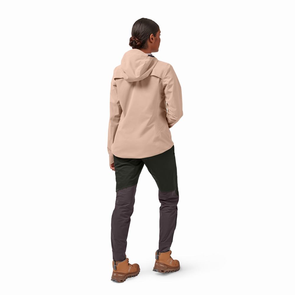 On Waterproof Anorak Jacka Dam Bruna Rosa | Sverige-94518