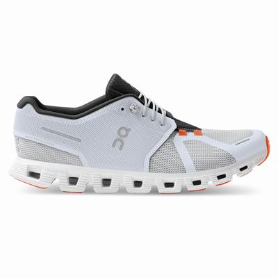 On Cloud 5 Push Sneakers Herr Vita Orange | Sverige-50163