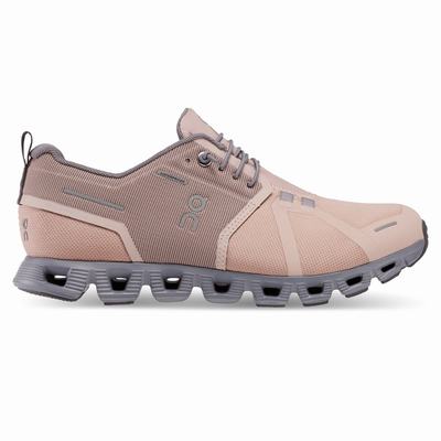 On Cloud 5 Waterproof Sneakers Dam Rosa Khaki | Sverige-94536