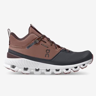 On Cloud Hi Waterproof Sneakers Dam Choklad | Sverige-72310