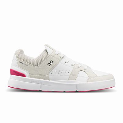 On THE ROGER Clubhouse Sneakers Dam Vita Rosa | Sverige-59604