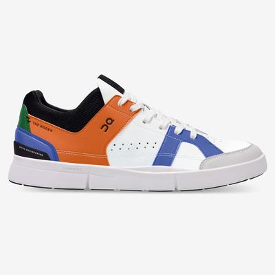 On THE ROGER Clubhouse Sneakers Herr Orange Vita | Sverige-98514