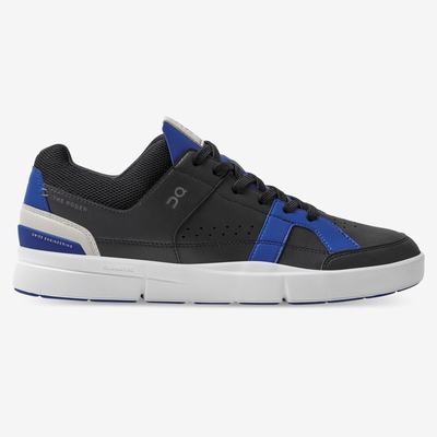 On THE ROGER Clubhouse Sneakers Herr Svarta Indigo | Sverige-93482