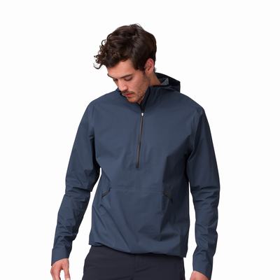 On Waterproof Anorak Jacka Herr Marinblå | Sverige-49516